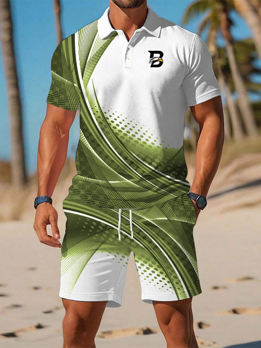 Men's Casual Business Short-sleeved Suit