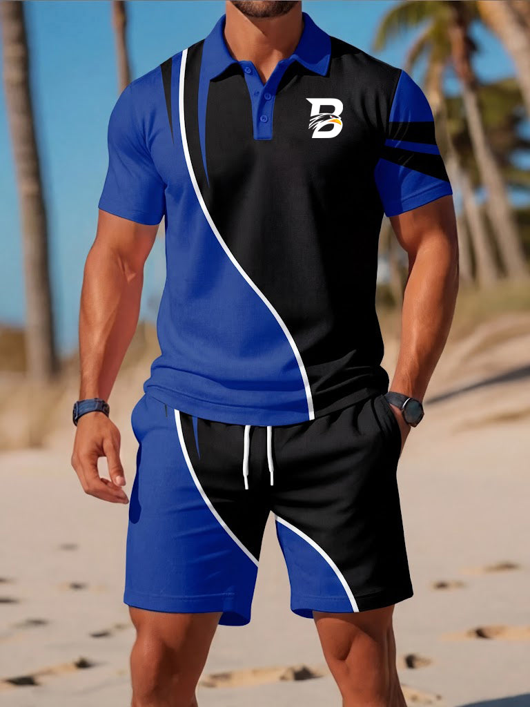 Men's Casual Business Short-sleeved Suit