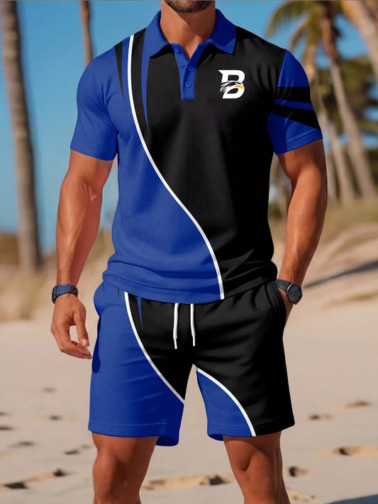 Men's Casual Business Short-sleeved Suit