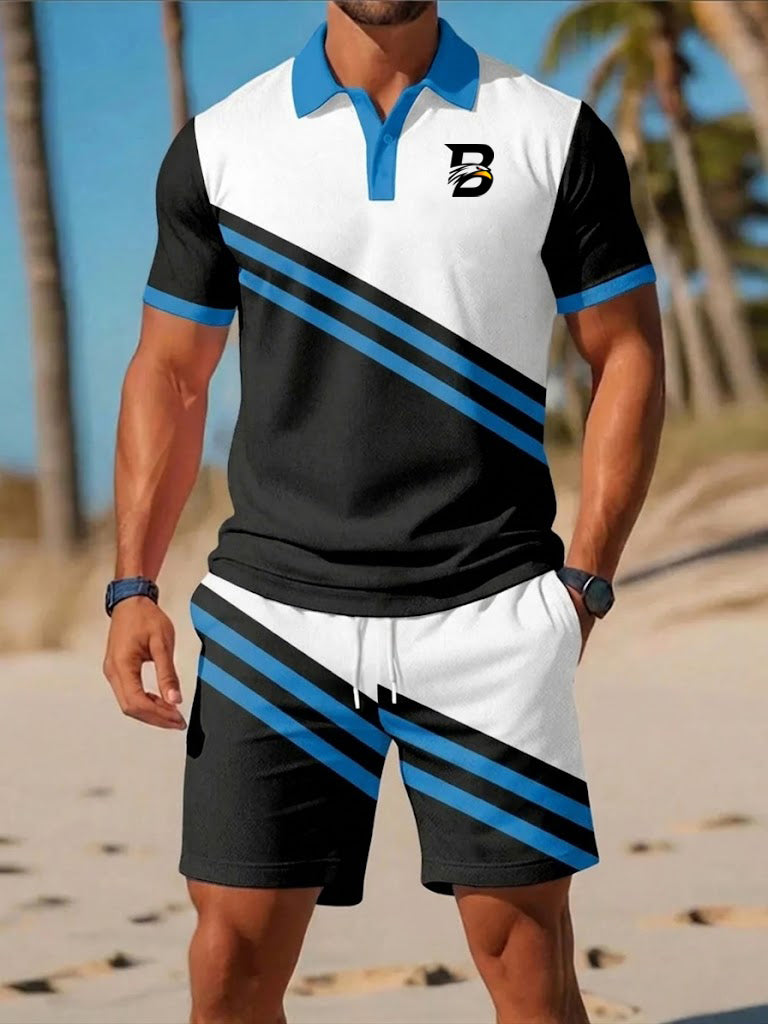 Men's Casual Business Short-sleeved Suit