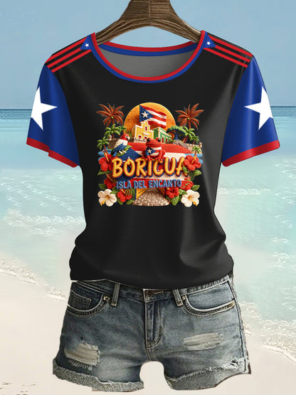 Women's Boricua Printed T-shirt