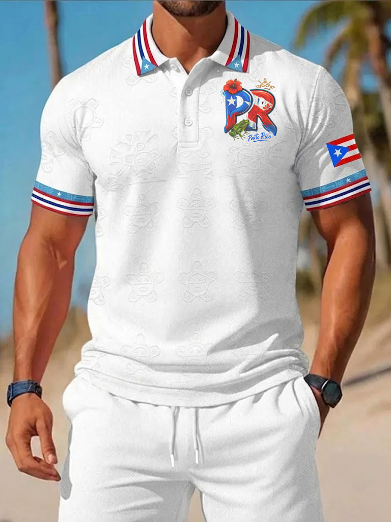 Men's Puerto Rico Printed Shirt