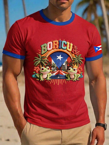 Men's Puerto Rico Printed T-shirt