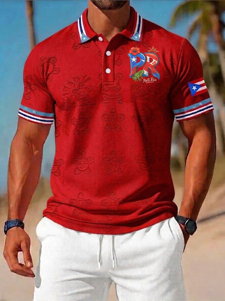 Men's Puerto Rico Printed Shirt