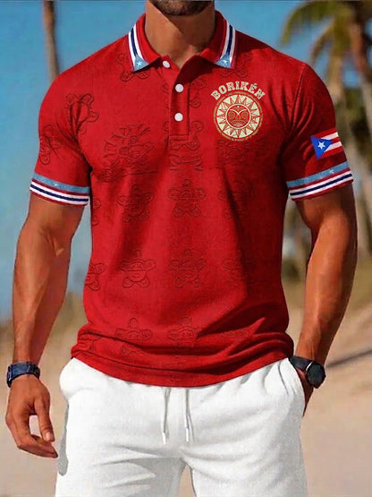 Men's Puerto Rico Printed Shirt