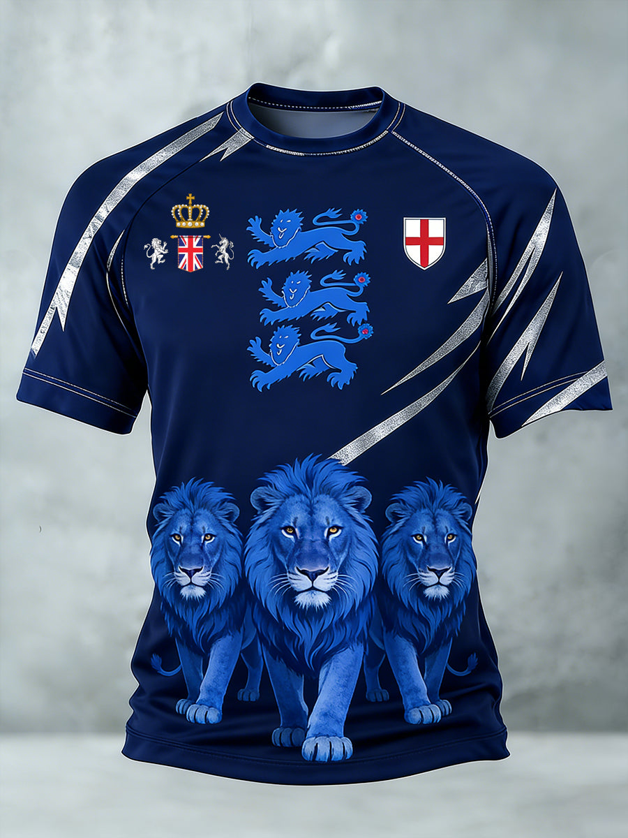 Retro British Football Fan-Style Casual Jersey