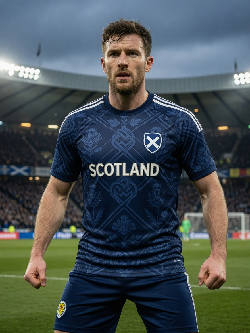 Unisex UK Scotland Football Lover 2026 Printed Casual Short-Sleeve T-Shirt