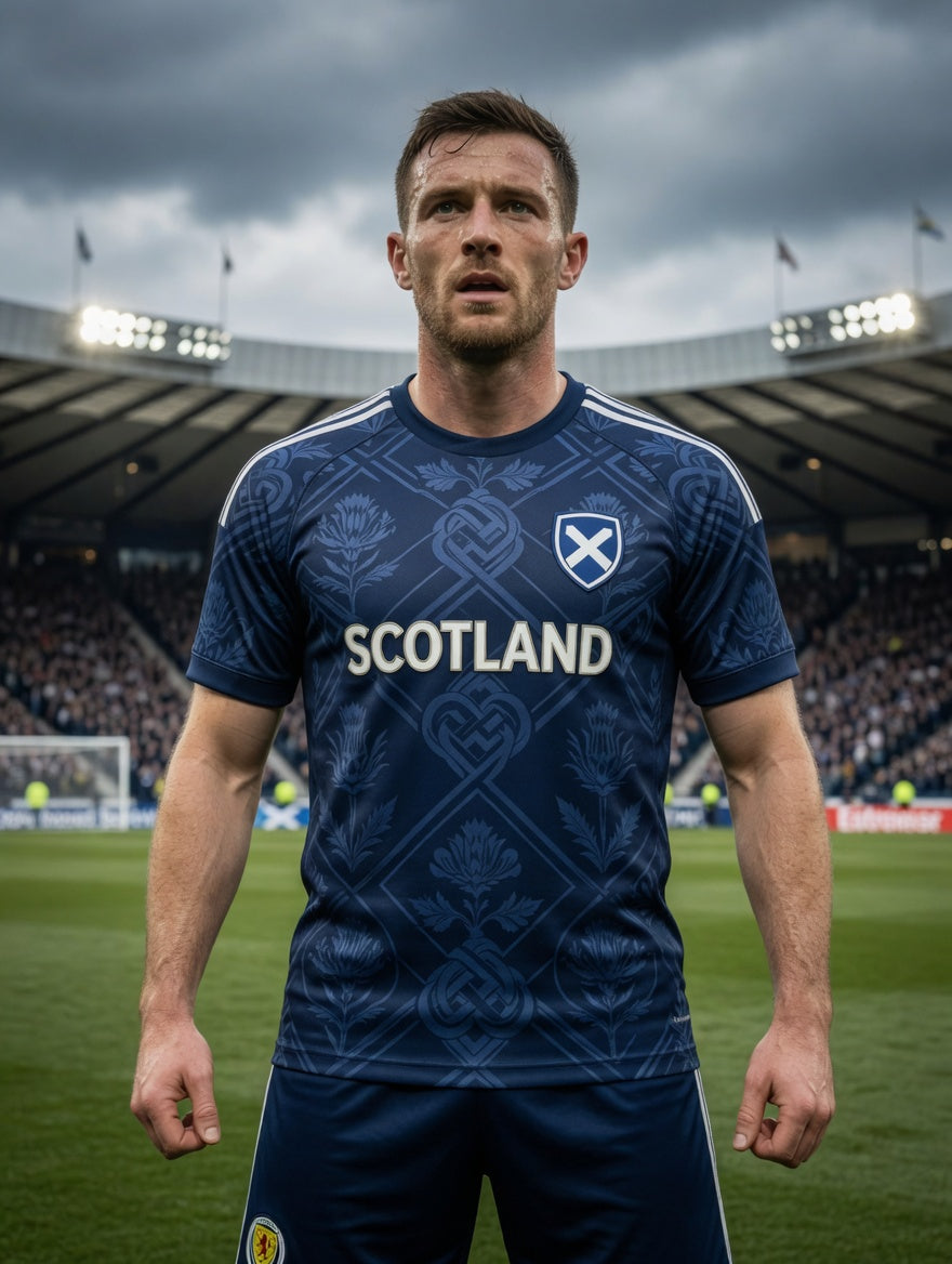 Unisex UK Scotland Football Lover 2026 Printed Casual Short-Sleeve T-Shirt