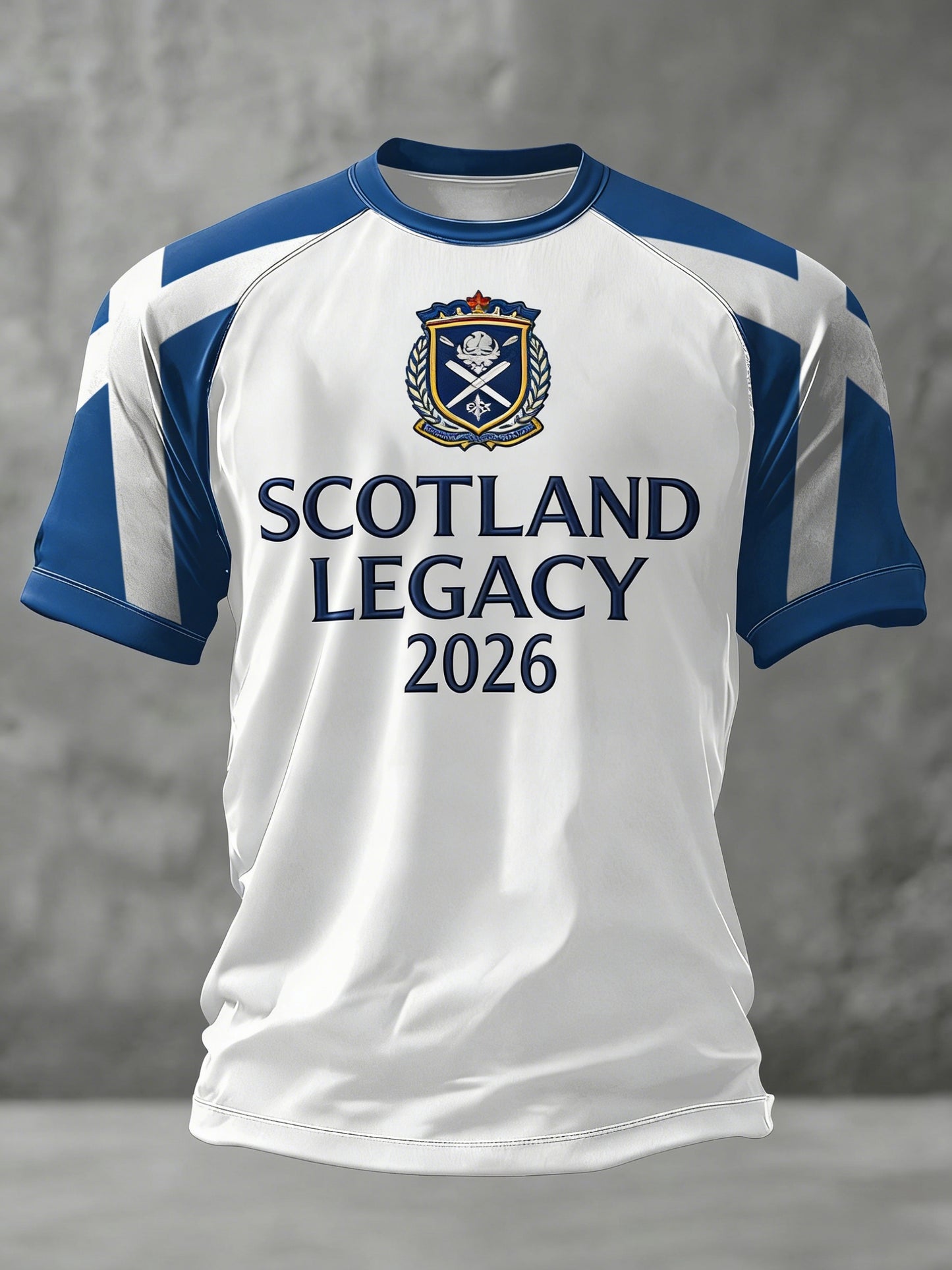 Unisex UK Scotland Football Lover 2026 Printed T-shirt