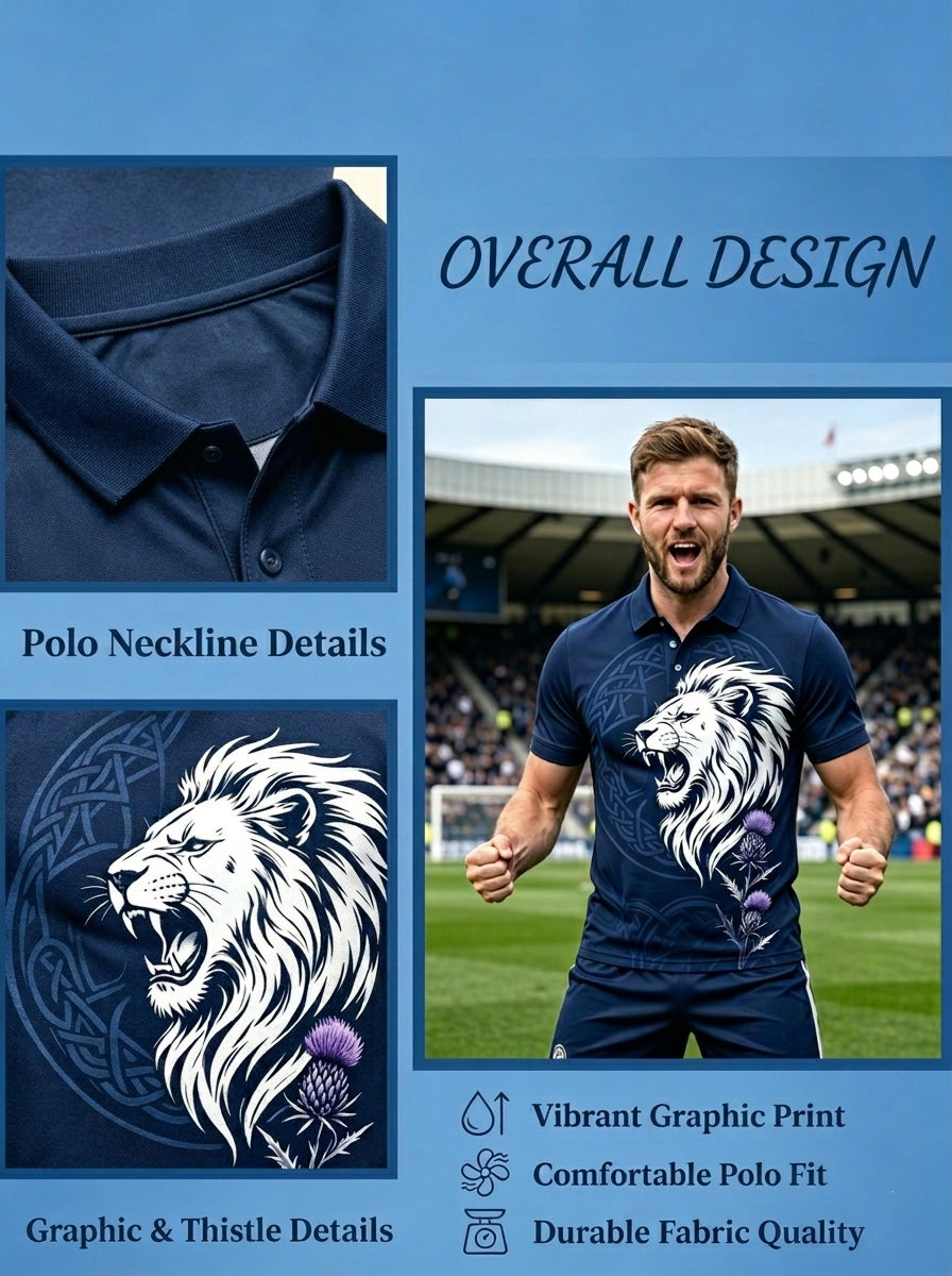 Unisex UK Scotland Football Lover 2026 Printed T-shirt