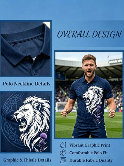 Unisex UK Scotland Football Lover 2026 Printed T-shirt