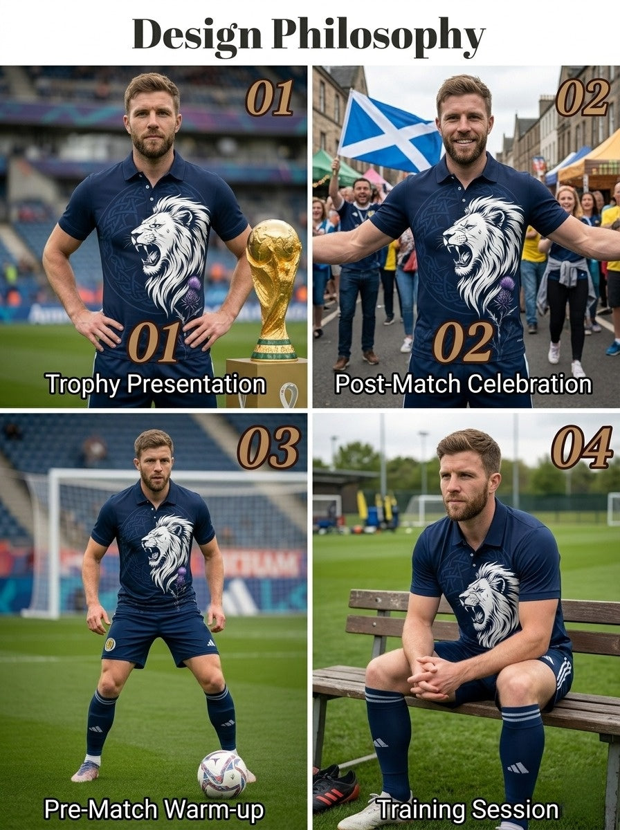 Unisex UK Scotland Football Lover 2026 Printed T-shirt