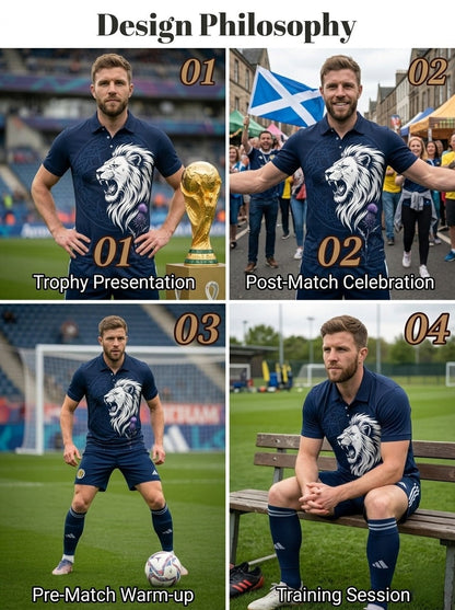 Unisex UK Scotland Football Lover 2026 Printed T-shirt