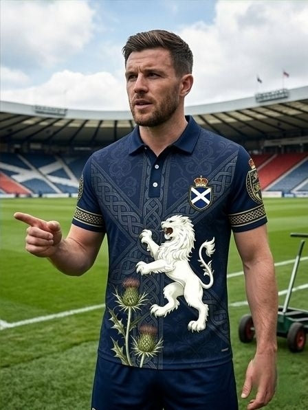 Unisex UK Scotland Football Lover 2026 Printed T-shirt
