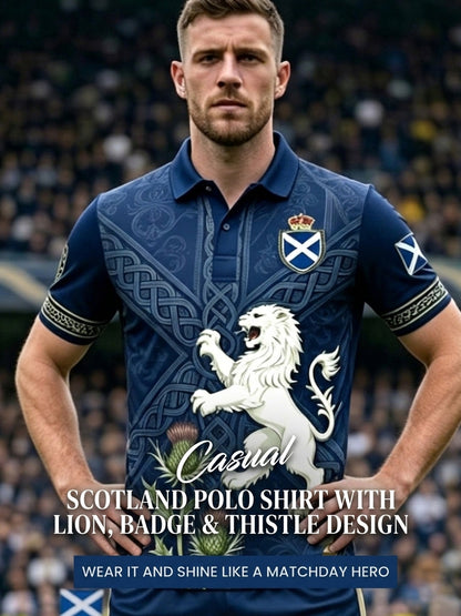 Unisex UK Scotland Football Lover 2026 Printed T-shirt