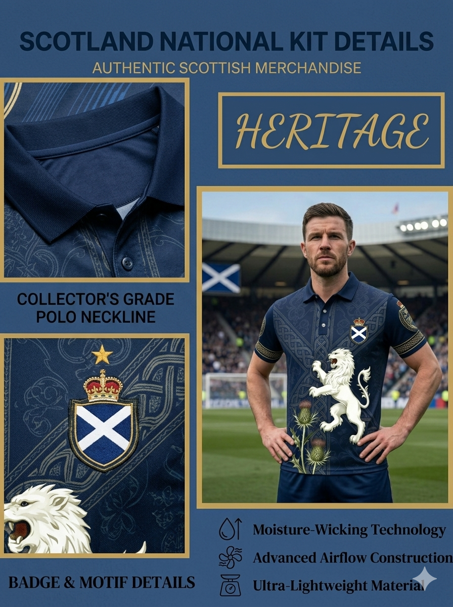 Unisex UK Scotland Football Lover 2026 Printed T-shirt