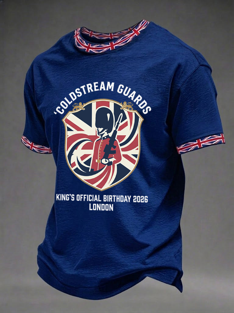 Men's King's Official Birthday Trooping The Colour Printed T-shirt