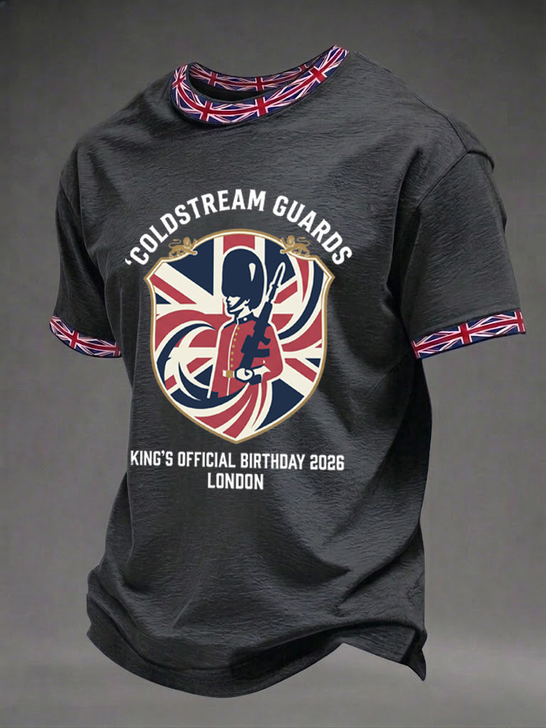 Men's King's Official Birthday Trooping The Colour Printed T-shirt