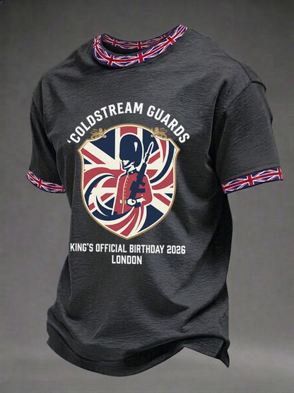 Men's King's Official Birthday Trooping The Colour Printed T-shirt