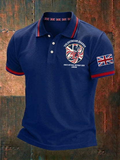 Men's King's Official Birthday Trooping The Colour Printed Shirt