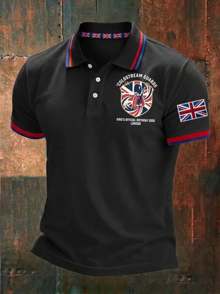 Men's King's Official Birthday Trooping The Colour Printed Shirt