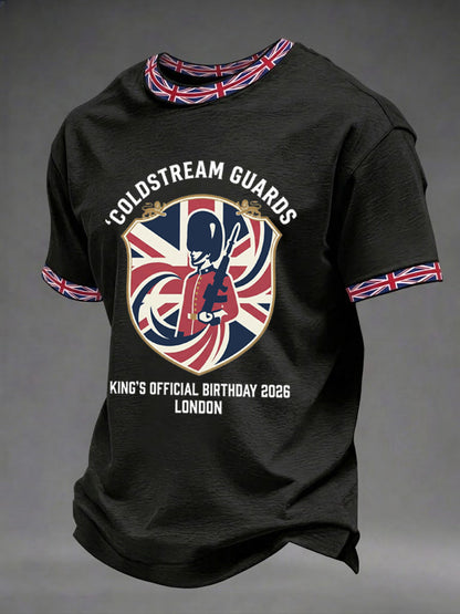 Men's King's Official Birthday Trooping The Colour Printed T-shirt