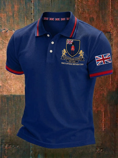 Men's King's Official Birthday Trooping The Colour Printed Shirt