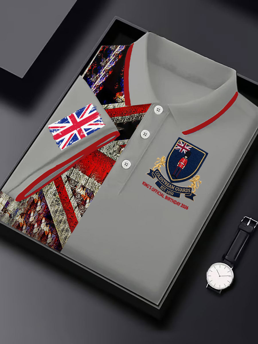 Men's King's Official Birthday Trooping The Colour Printed Shirt