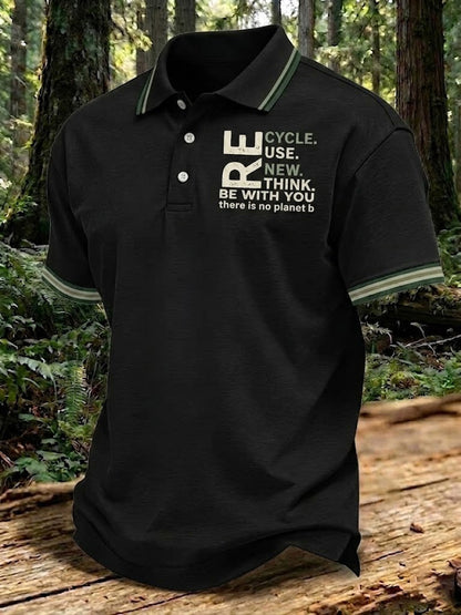 Men's There Is No Planet B Printed Shirt