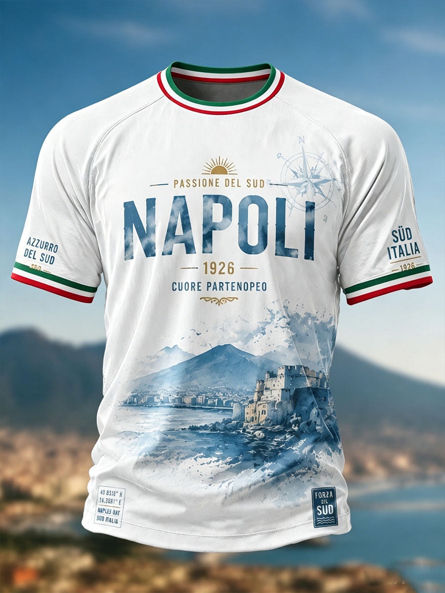 Men's Naples Football Short Sleeve T-shirt