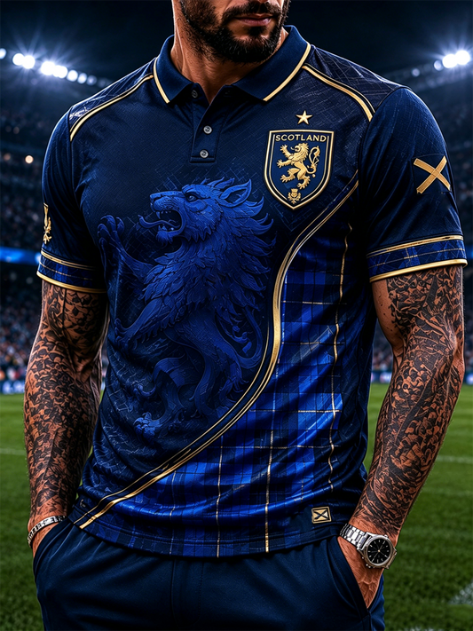 Men's SCOTLAND Printed polo shirt