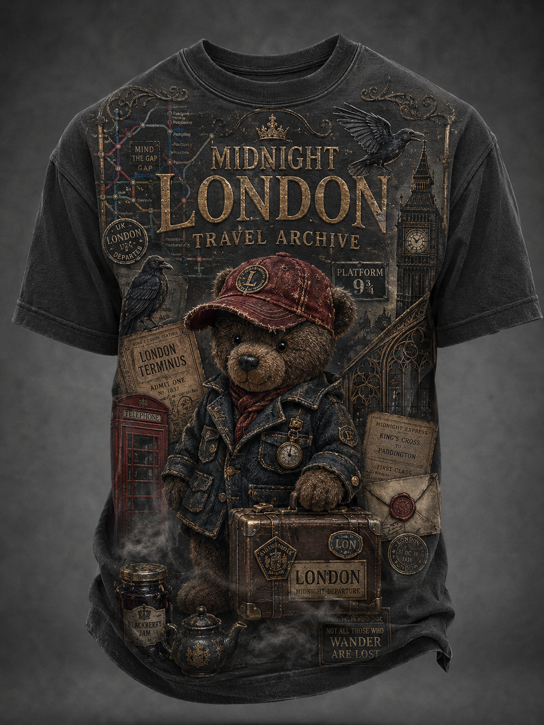 Men's Paddington Bear Short Sleeves T-Shirt