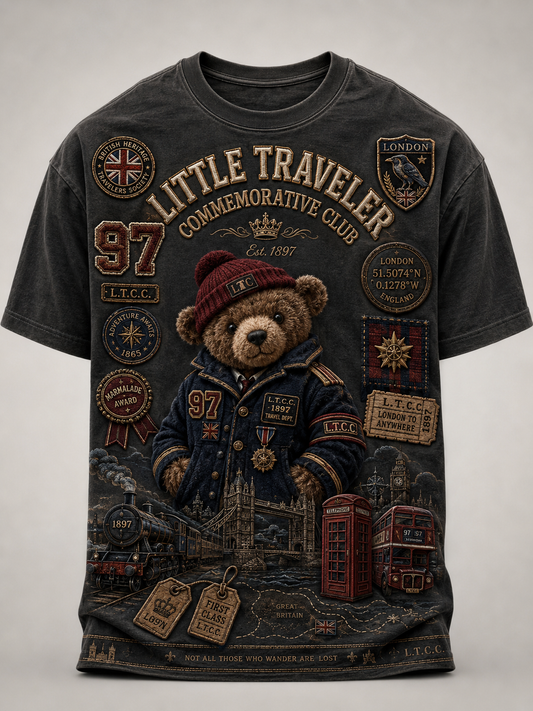 Men's Paddington Bear Short Sleeves T-Shirt