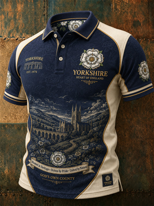 Men's Yorkshire England Polo Shirt