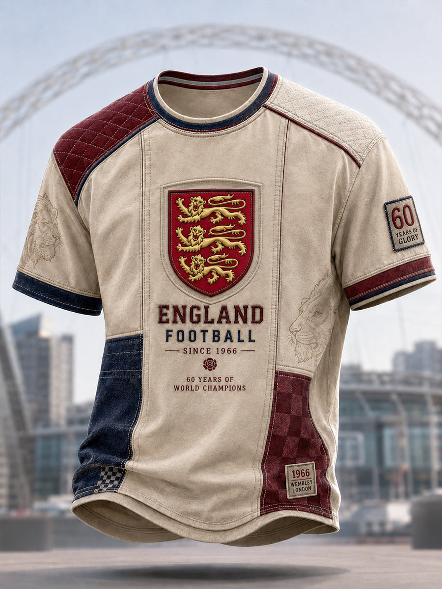 Men's British Football Legend 1966 Short Sleeves T-Shirt