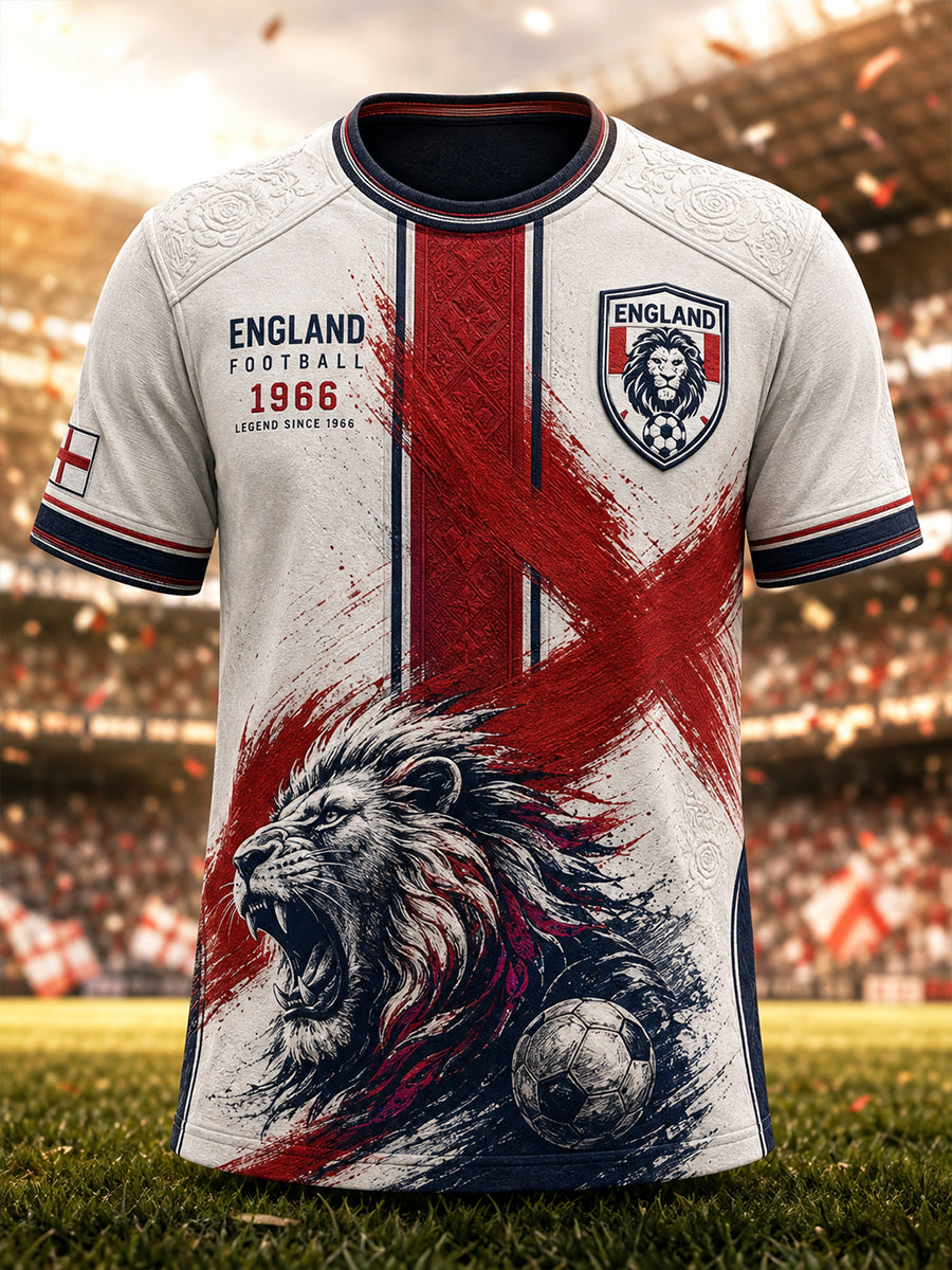 Men's British Football Legend 1966 Short Sleeve T-Shirt