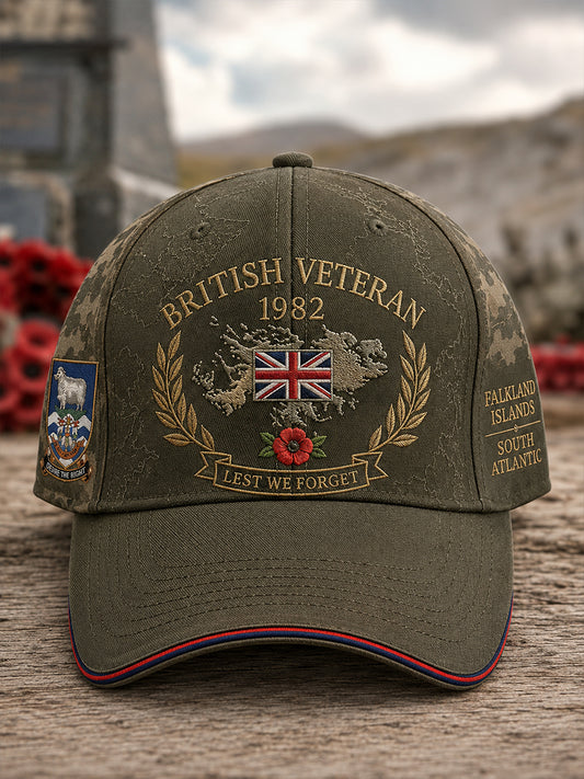 Unisex Falklands War British Veterans Memorial Hat