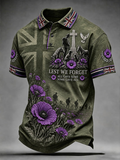 Men's Lest We Forget The Animals Too Shirt