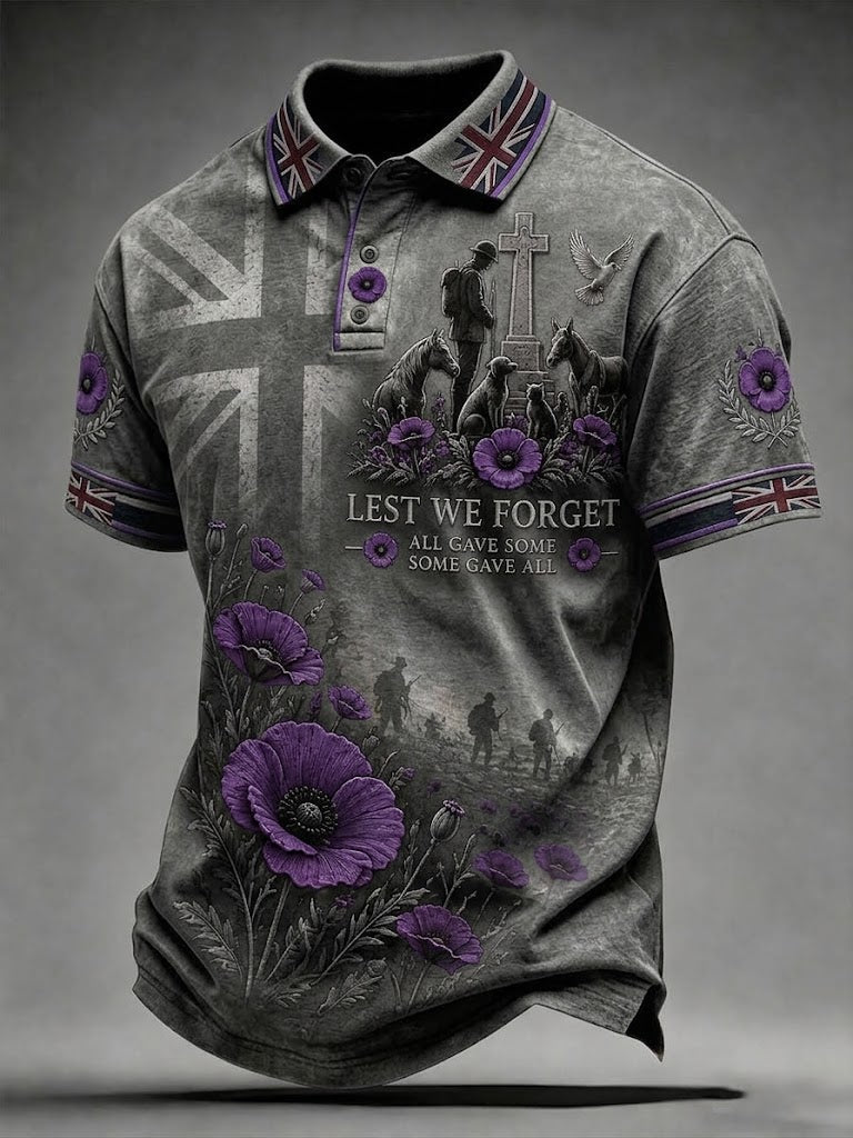 Men's Lest We Forget The Animals Too Shirt