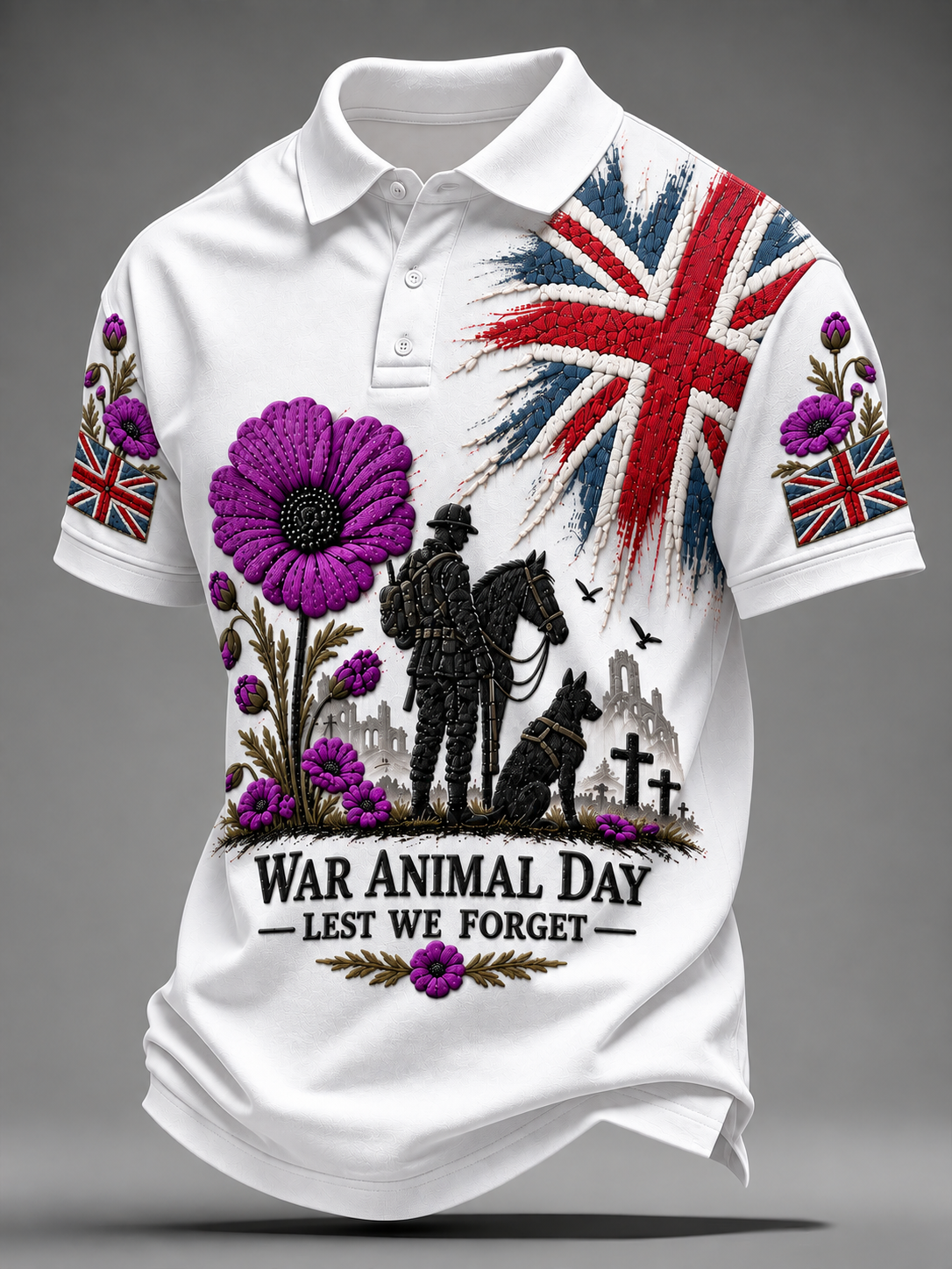 Men's Remembering The Animals Of War Shirt