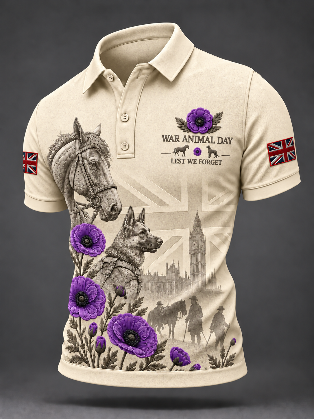 Men's Remembering The Animals Of War Shirt
