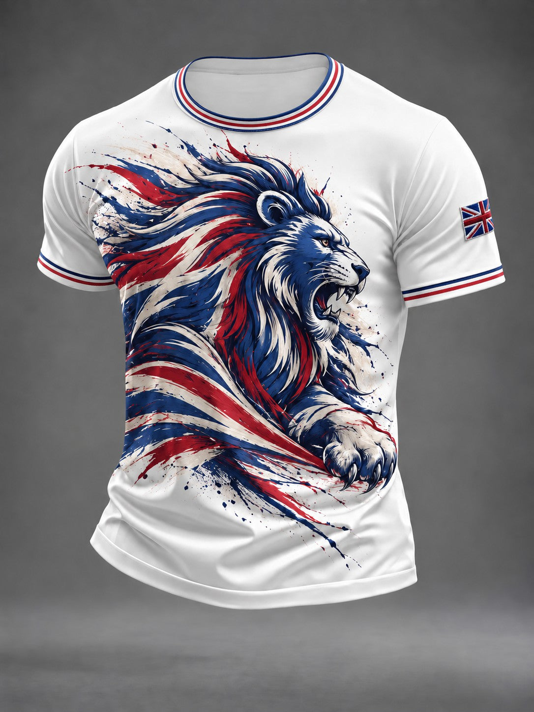 Men's British Lion Printed T-shirt