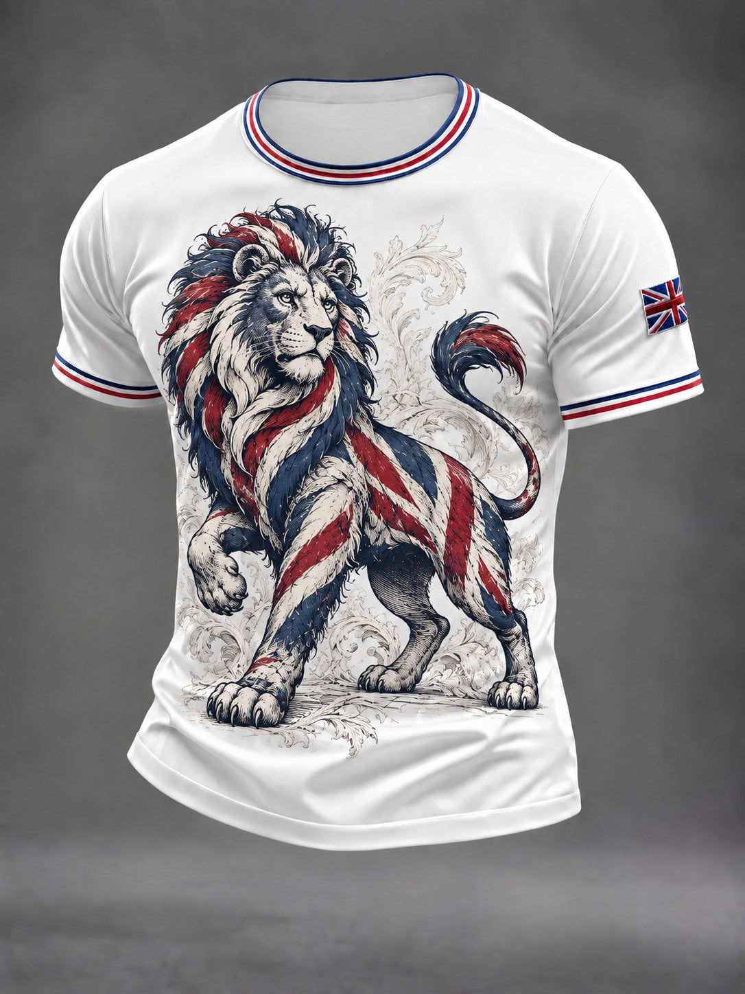 Men's British Lion Printed T-shirt