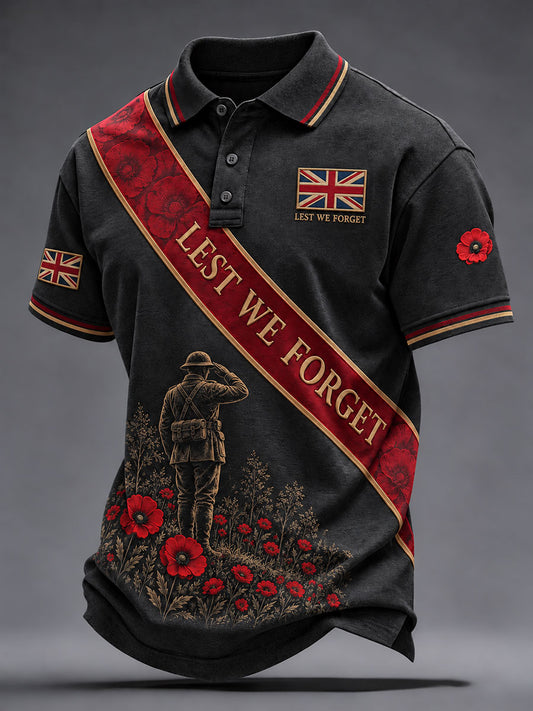 Men's Lest We Forget Print Shirt