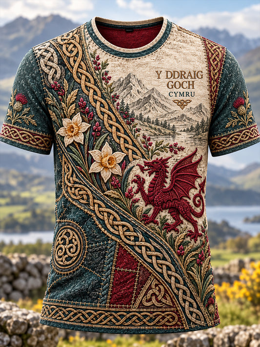Men's Wales Uk Short Sleeve T-Shirt