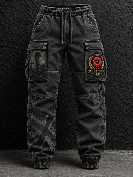 Men's Remembrance Day Lest We Forget Casual Sweatpants Trousers