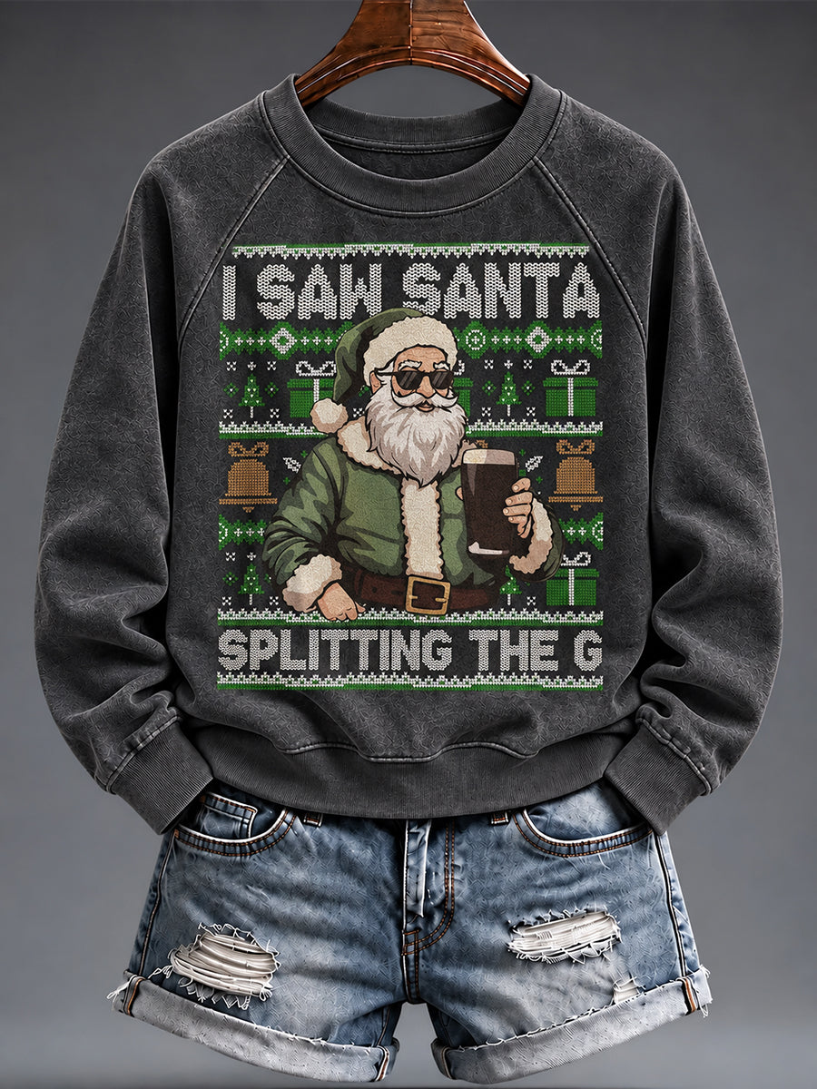 Women's Happy Irish Christmas Sweatshirt