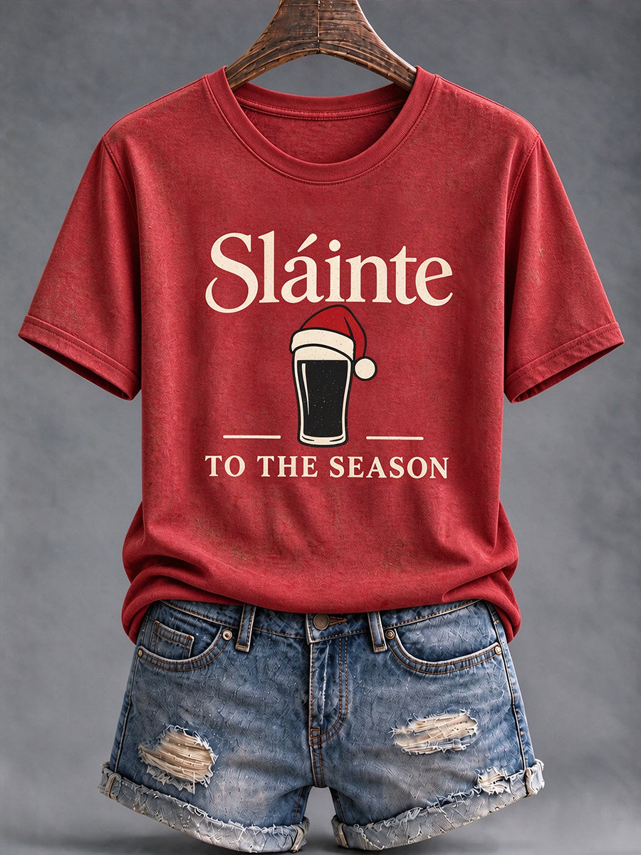 Women's Happy Irish Christmas T-shirt
