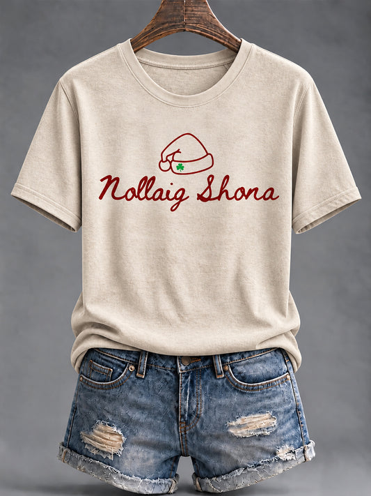 Women's Happy Irish Christmas T-shirt