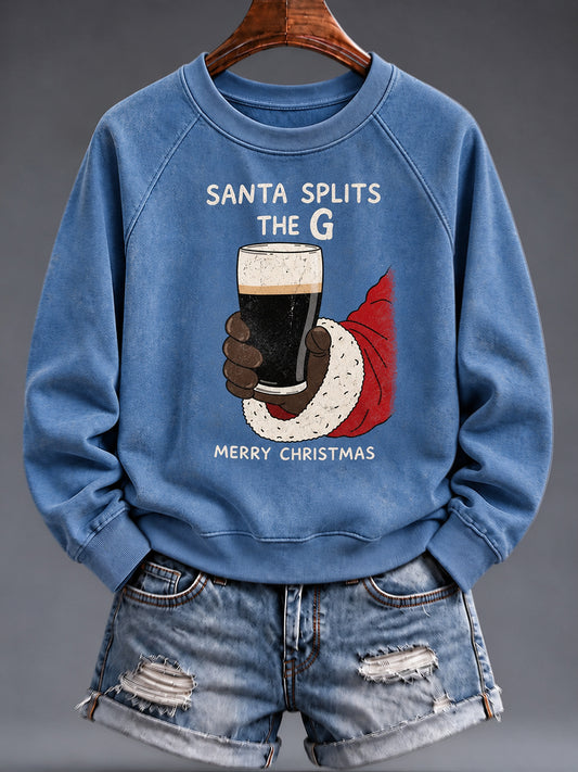 Women's Happy Irish Christmas Sweatshirt